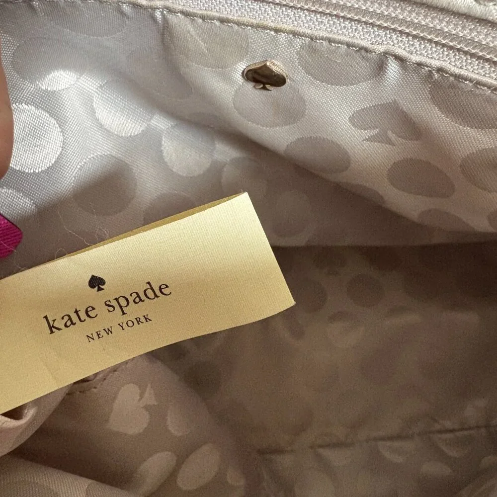 Kate Spade Cedar Street Maise Handbag Black, Pink, Cream Crossbody Quiet Luxury